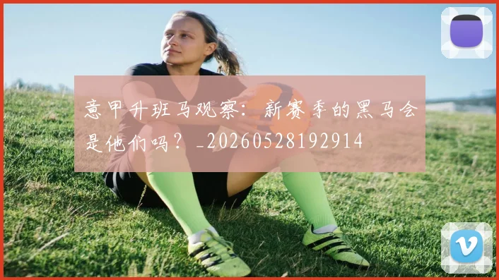 意甲升班马观察：新赛季的黑马会是他们吗？_20260528192914